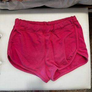 Sundry Hot Pink Sweat Shorts